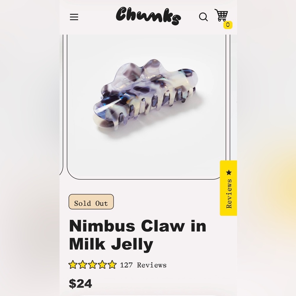 Chunks Nimbus Claw in Milk Jelly - Picture 3 of 3